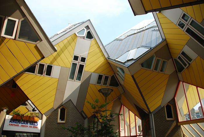 9. Cubic Houses (Kubus woningen) (Rotterdam, Netherlands)