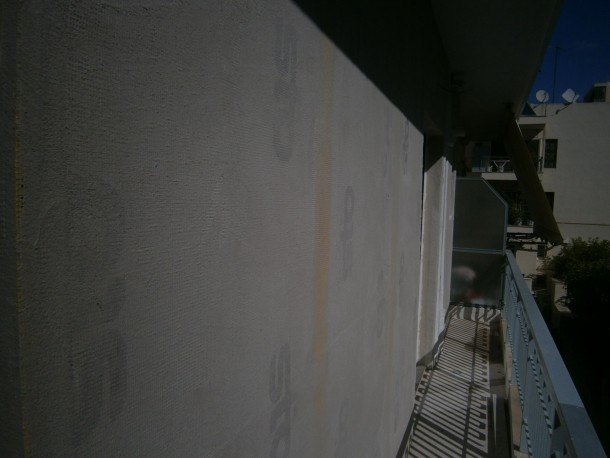 Εξωτερική θερμομόνωση τοίχου σε μπαλκόνι Ενεργειακή αναβάθμιση διαμερίσματος