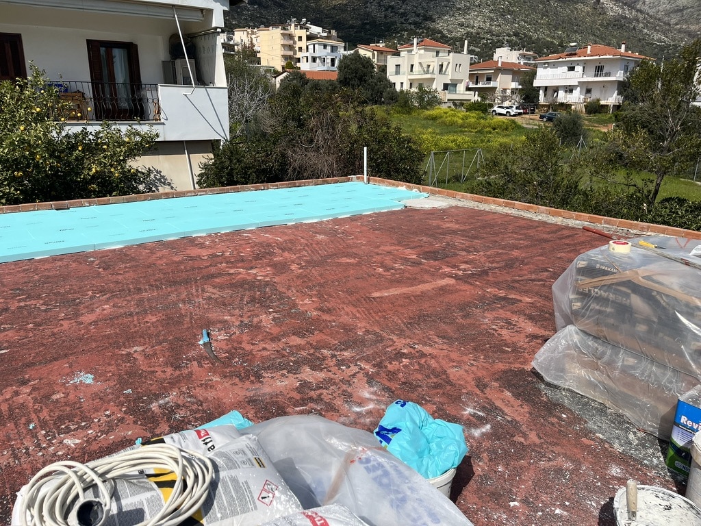 Θερμομόνωση ταράτσας