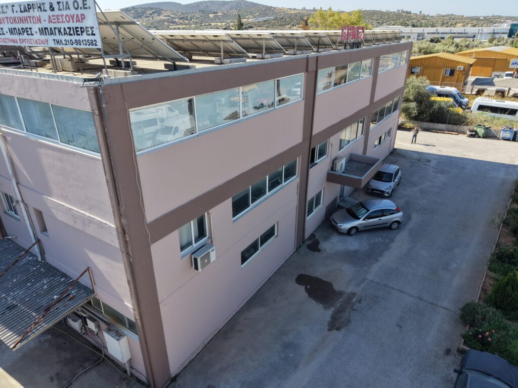 Βάψιμο επαγγελματικών κτιρίων